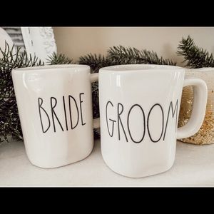 Bride and Groom Rae Dunn mugs